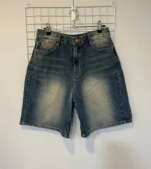 (送料無料)レディース デニム ハーフパンツ M