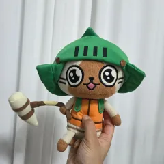 MONSTER HUNTER ゲーム キャラクター 猫 アイ ルー グッズ マスコット 村