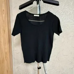 女性用ブラックニット半袖 ( 55 ー 66 )