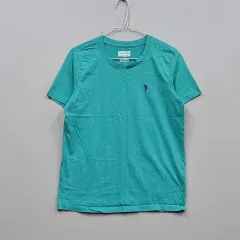 U.S. POLO ASSN. レディース95 半袖Tシャツ 2020 春夏 ブルー 72456