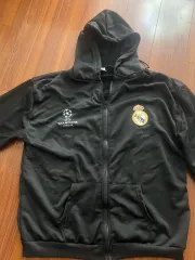 レアル マドリード 100 WHO フーディー ジップアップ サッカー ジャケット スポーツ