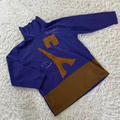 【希少】 CHARGE（チャージ） レナウン 日本製 エッフェル塔 凱旋門 パリ ハイネック フリース スウェット レディースフリーサイズ レトロ