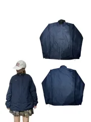 mizuno(ミズノ) ネイビー オーバーサイズ ウインドブレーカー ジャケット L