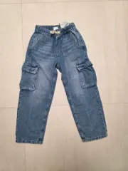 ザラキッズ カーゴデニムパンツ 7 サイズ 122