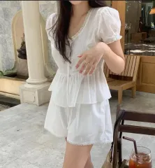 タグ o 新品 リース ブラウス leeds sela puff blouse