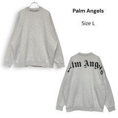 Needles】パピヨン蝶バタフライ センターロゴ 灰 プルオーバーsizeM 