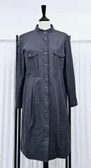 トレンチワンピース ジャケットタイプワンピース