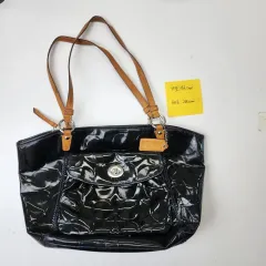コーチ ブラック パテント トートバッグ