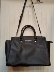 マイケルコース ブラック サッチェル トートバッグ ショルダーバッグ