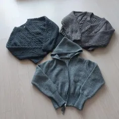 ニットカーディガン/フードジップアップ まとめ出品