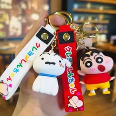 2個セット❣️クレヨンしんちゃん しんのすけ ぶりぶりざえもん シロ ワニ山さん キーホルダー ストラップ 全4種