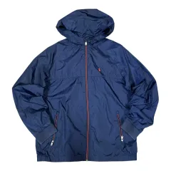 (即配) ポロ ラルフローレン ネイビー ウィンドブレーカー L (14-16)