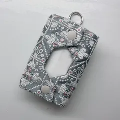 Kure*Heart ハンドメイド ポータブルティッシュケース⭐︎グレー