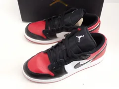 ★5519☆NIKE ナイキ  AIR JORDAN 1 LOW (GS) BRED TOE エアジョーダン 1 ロー 553560-612 スニーカー　25㎝