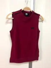正規品 PXG カシミア ウール ベスト BEST XS レディースゴルフウェア ゴルフウェア バーガンディ レッド