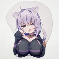 【中古】現状渡 猫又おかゆ 60万人記念 おっぱいマウスパッド カバー ホロライブプロダクション ksk[17]