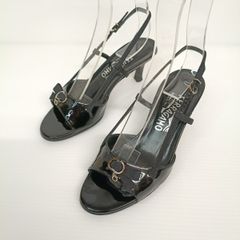 Salvatore Ferragamo ガンチーニ レザー サンダル 51/2 - メルカリ