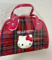 ハローキティ チェック柄 トートバッグ