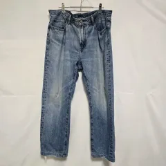 UNIQLO ユニクロ ライトブルー ウォッシュ デニム ダメージジーン メンズ 38インチ 0828