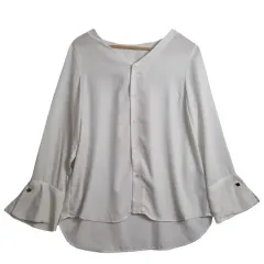 ROPE PICNIC ライト グレー ブラウス 38 ポリエステル 100 %