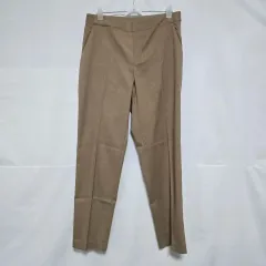 ユニクロ ベージュ バンディング スラックス レディース 30インチ 0901