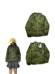 GAP(ギャップ) カーキ ミリタリー カモフラージュ ウィンドブレーカー トラック ジャケット XXL