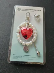 スターバックス* ホリデー フレンズ バブル下 ハート デコ チェーン