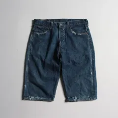 90's USA リーバイス 501 ダメージ デニム ハーフパンツ