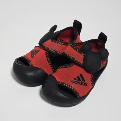 アディダス アルタ ベンチャー ミッキー レッド マリンシューズ サンダル 130 R