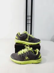 le coq sportif(ルコックスポルティフ) スニーカー グレー 蛍光 230