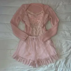 ヴィンテージ セット フェアリー ノースリーブ ジェラートピケ ラブリー セット 姉ギャル 姫ギャル