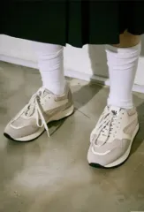 JILL STUART(ジルスチュアート) バイカラー ジョガー スニーカーズ ヒールの高さ 3 5cm 245