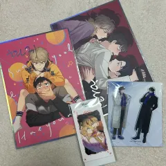 白い耳のMOFUN３点アクリルスタンド ビジュアル色紙トゥーペアセット