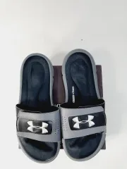 UNDER ARMOUR(アンダーアーマー) スリッパ グレー 黒 270