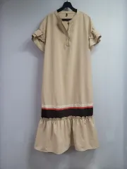 77) BENETTON バイカラー ニット ONE PIECE