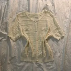 レース パンチング 半袖