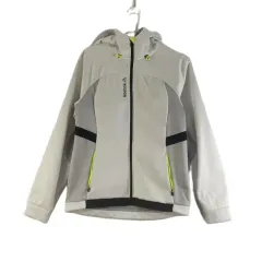 J4805 Reebok(リーボック) レディース 90 白 フルジップアップ フード トラック スーツ