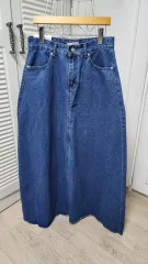 新規) ロング デニム スカート