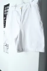 W ( 2XL ) ポロ Ralph Lauren(ラルフローレン) 半ズボン パンツ ビッグサイズ 白 コットン- 1D4F