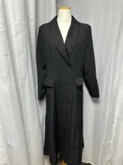 黒 スーツ ロング丈ワンピース