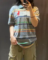 L POLO RALPH LAUREN(ポロラルフローレン) ビックポニー レインボー カラーTシャツ