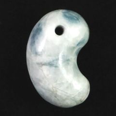 宝石質 入りコン沢翡翠勾玉 糸魚川 翡翠 コン沢 勾玉 根付 出土 原石 