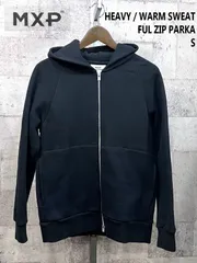 美品 MXP HEAVY/WARM SWEAT フルジップ パーカー S ブラック 黒 ゴールドウィンのサムネイル