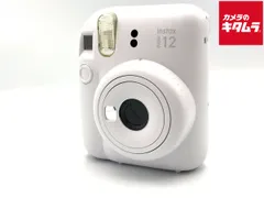 【中古】 【美品】 フジフイルム インスタントカメラ instax mini 12 「チェキ」 クレイホワイト