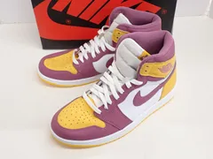 ★5583☆NIKE ナイキ AIR JORDAN 1 RETRO HIGH OG BROTHERHOOD エア ジョーダン 1 レトロ ハイ 555088-706 スニーカー　極美品　27㎝