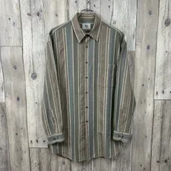 OLD Modigliani 90s モディリアーニ ヴィンテージ 長袖 ストライプ シャツ メンズ L サイズ