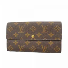 ルイ・ヴィトン(Louis Vuitton) ルイ・ヴィトン 長財布 モノグラム ポシェットポルトモネクレディ M61725 ブラウンレディース