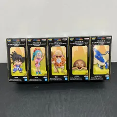 06w19457【未開封】 ドラゴンボール ワールドコレクタブルフィギュア② ～少年期編1～A 孫悟空・B ブルマ・C 亀仙人・D ・亀仙人と一緒にいるカメ・E プテラノドン 全5種コンプリートセット  ドラゴンボール  フィギュア  【中古品】