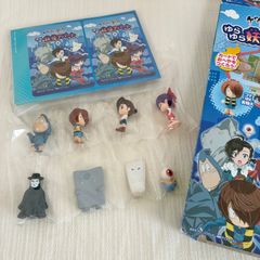 【ゲゲゲの鬼太郎　ゆらゆら妖怪アパートゲーム】メガハウス　フィギュア　未使用　ねこ娘　まな　目玉オヤジ
