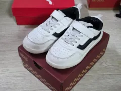 VANS ヴァンズ キッズ ユニセックス 白黒 スニーカー 200サイズ
